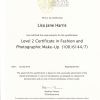 fashion and photographic certificate